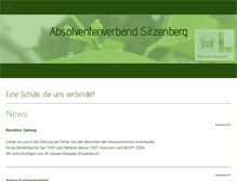 Tablet Screenshot of absolventensitzenberg.at